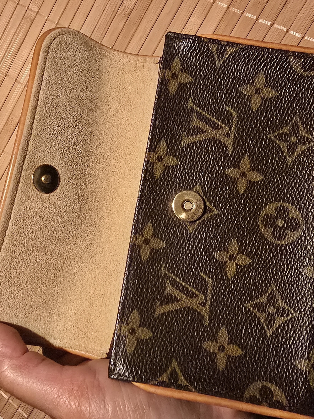 Louis Vuitton Monogram Canvas Belt Bag in Brown with Tan Strap - Picture 9 of 11